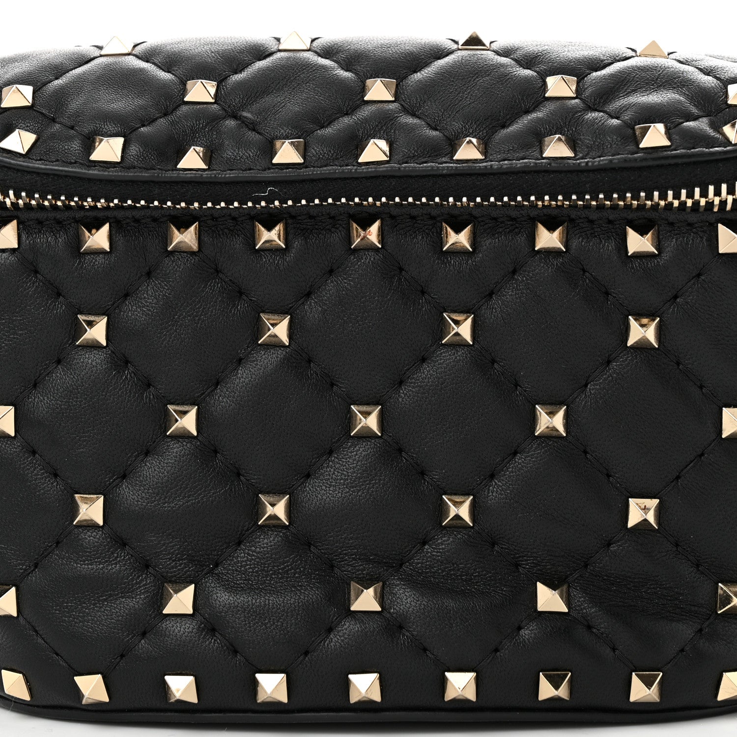 Valentino Garavani Nappa Rockstud Spike Belt Bag 95 Black 7 of 11
