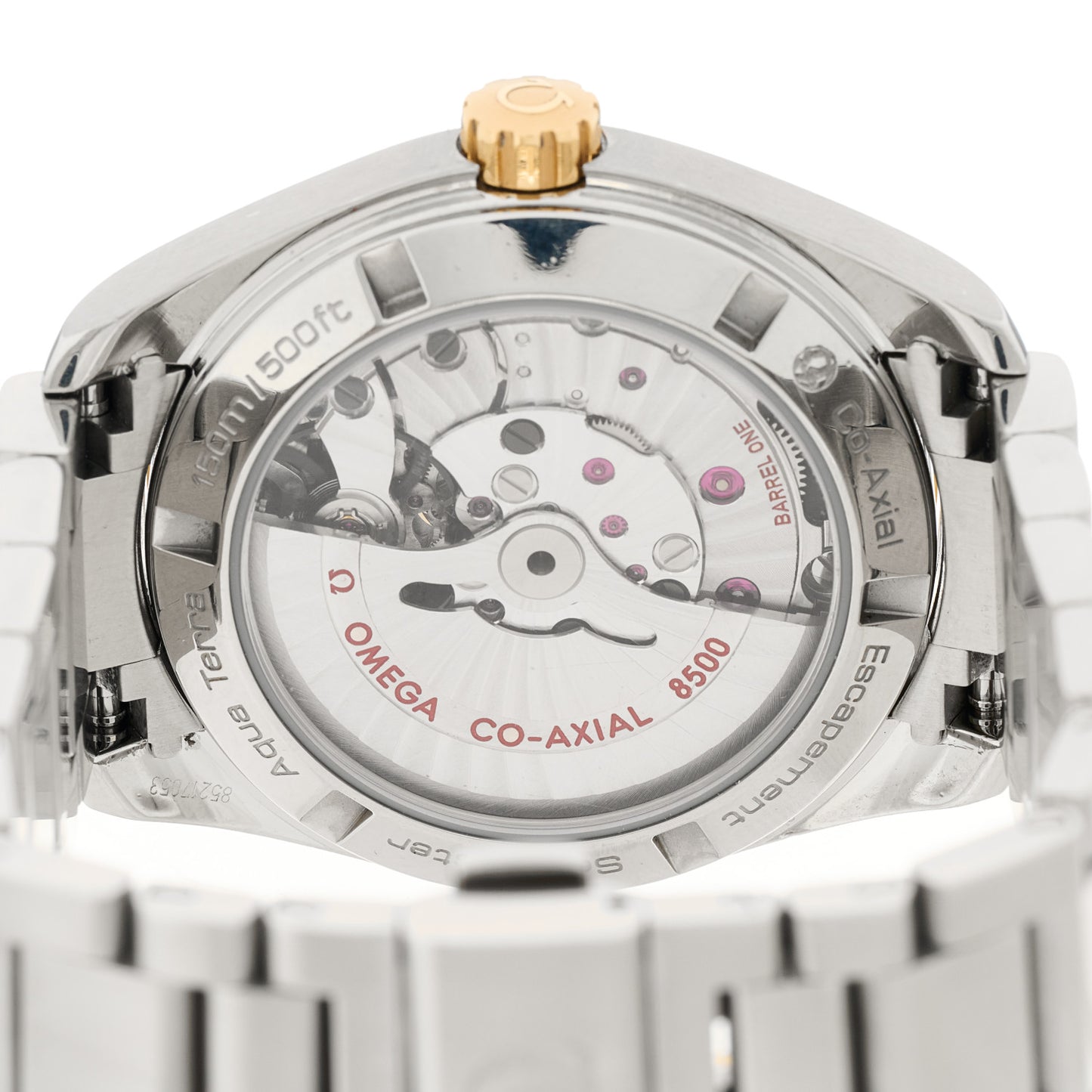 Stainless Steel 18K Yellow Gold 38mm Seamaster Aqua Terra Automatic Watch Grey 231.20.39.21.06.004