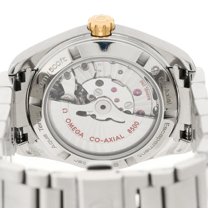 Omega Stainless Steel 18K Yellow Gold 38mm Seamaster Aqua Terra Automatic Watch Grey 231.20.39.21.06.004 4 of 5