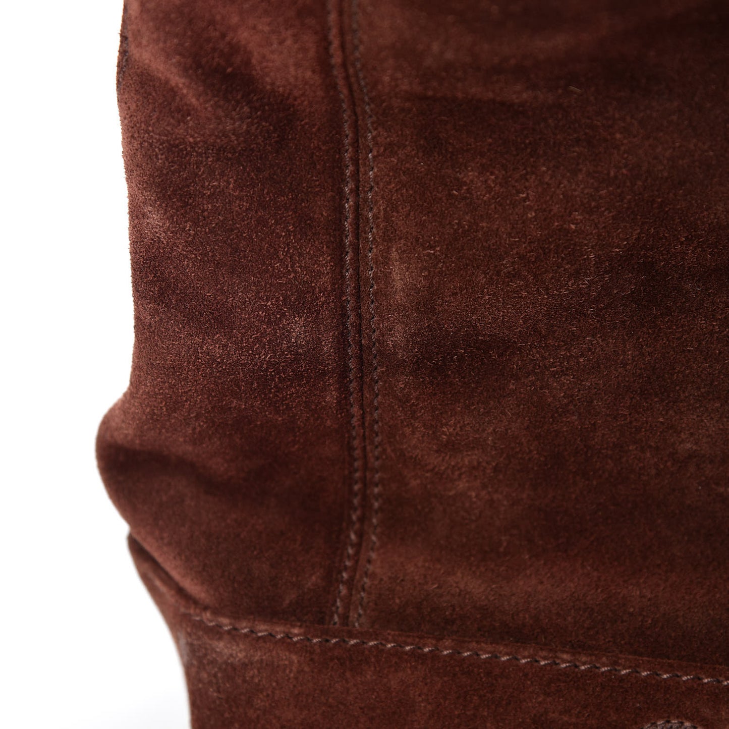 Suede Shoulder Bag Brown