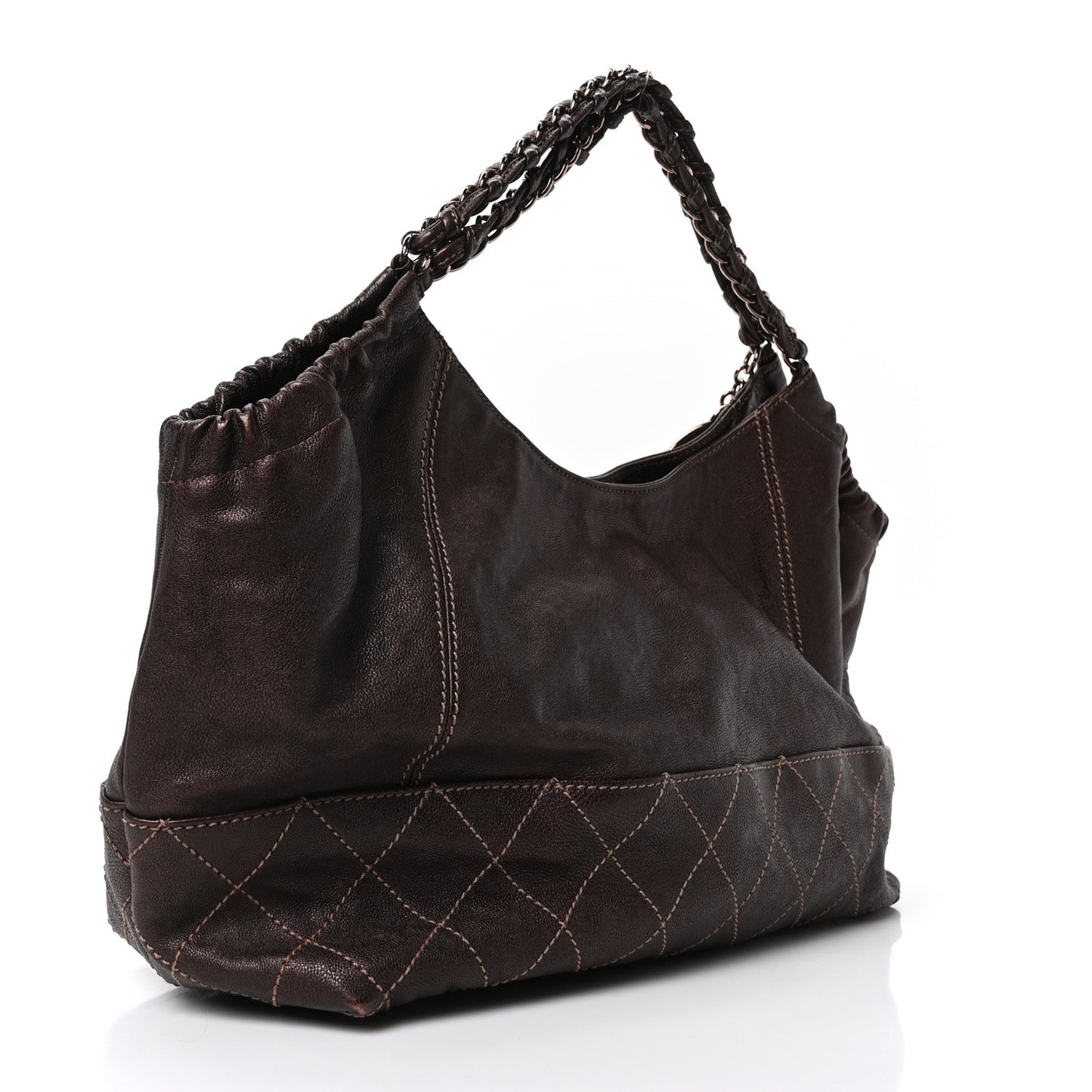 Metallic Calfskin Baby Coco Cabas Bronze