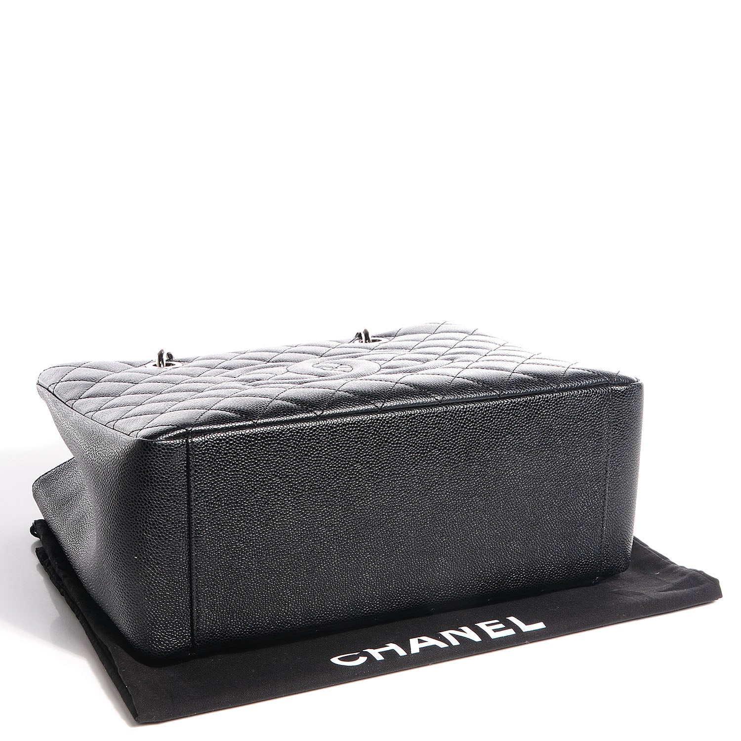 Chanel Caviar Grand Shopping Tote GST Black 4 of 7