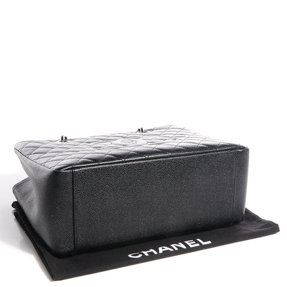 Chanel Caviar Grand Shopping Tote GST Black 4 of 7