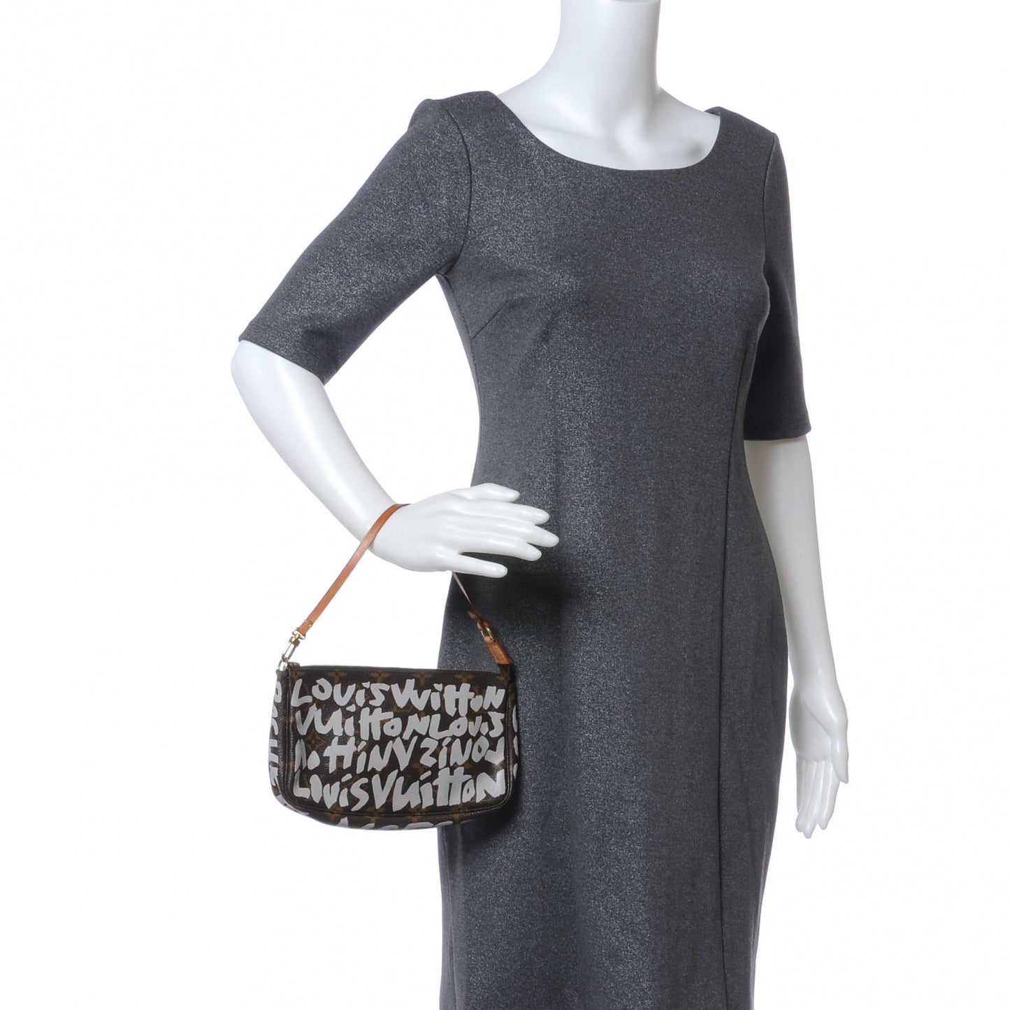 Monogram Graffiti Pochette Accessories Silver