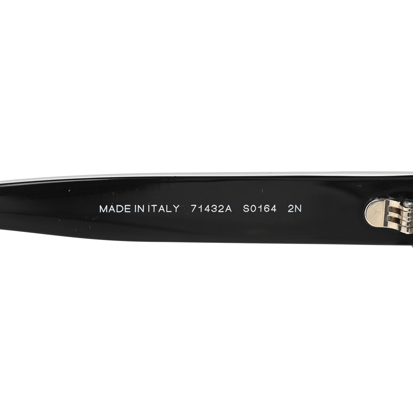 Crystal CC Shield Sunglasses 71432A Black Silver