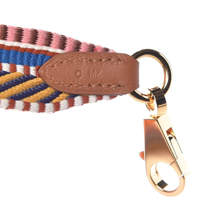 Hermes Toile Swift 25mm Sangle Cavale Shoulder Strap Amber Rose Ete Gold 4 of 6