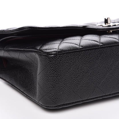 Chanel Caviar Quilted Medium Double Flap Black 8 of 13