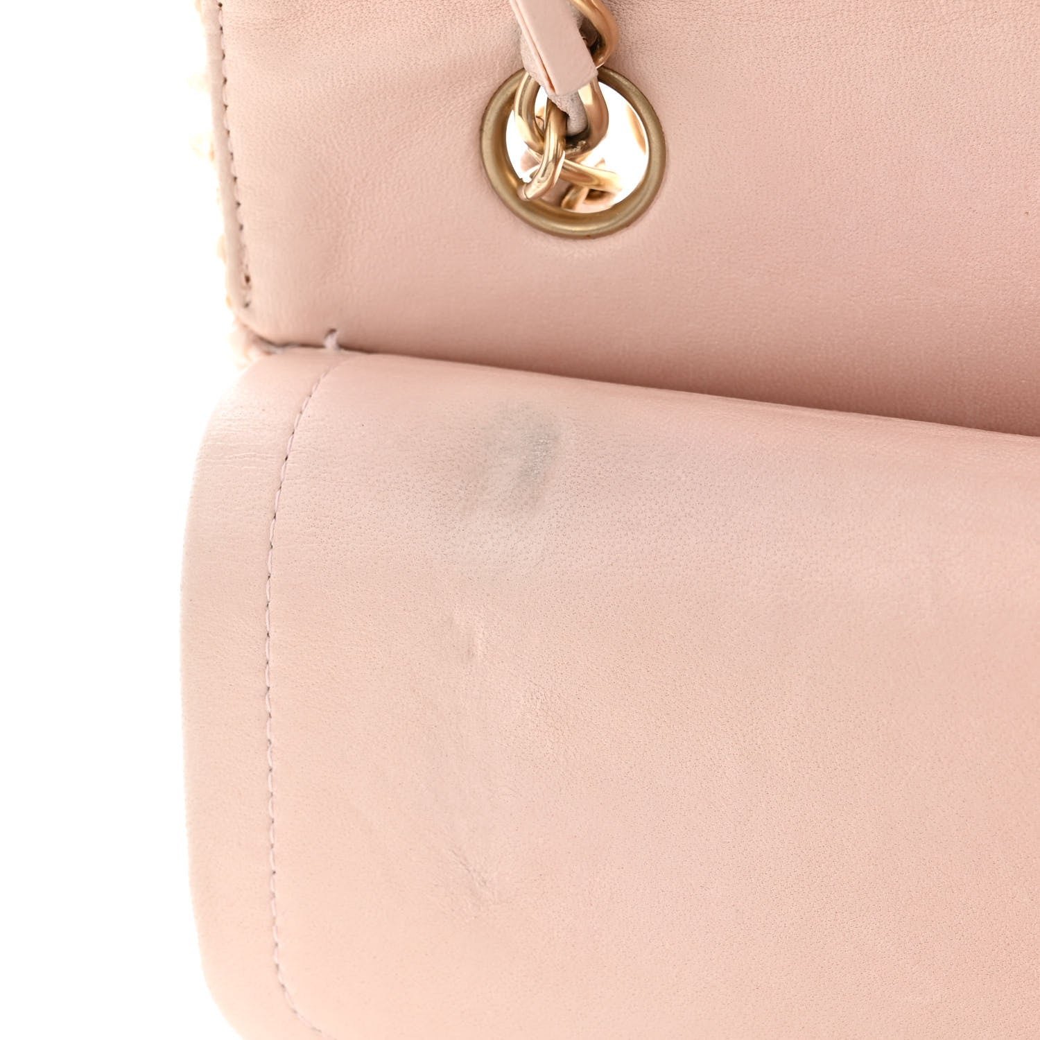 Chanel Tweed Medium Double Flap Pink 15 of 18