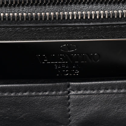 Valentino Garavani Vitello Medium Rockstud Tote Black 6 of 11