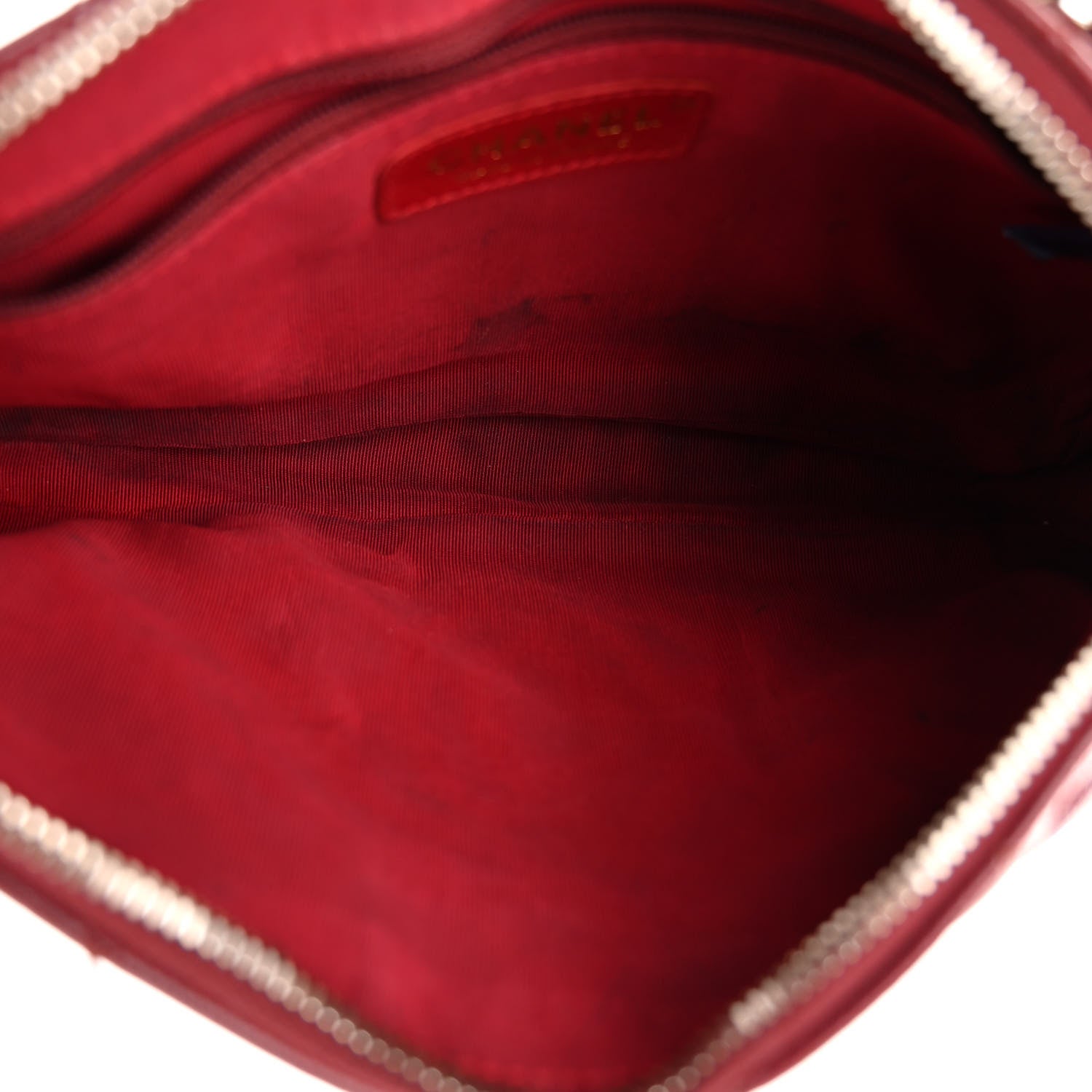 Chanel Caviar Quilted Timeless CC Shoulder Bag Red 5 of 13