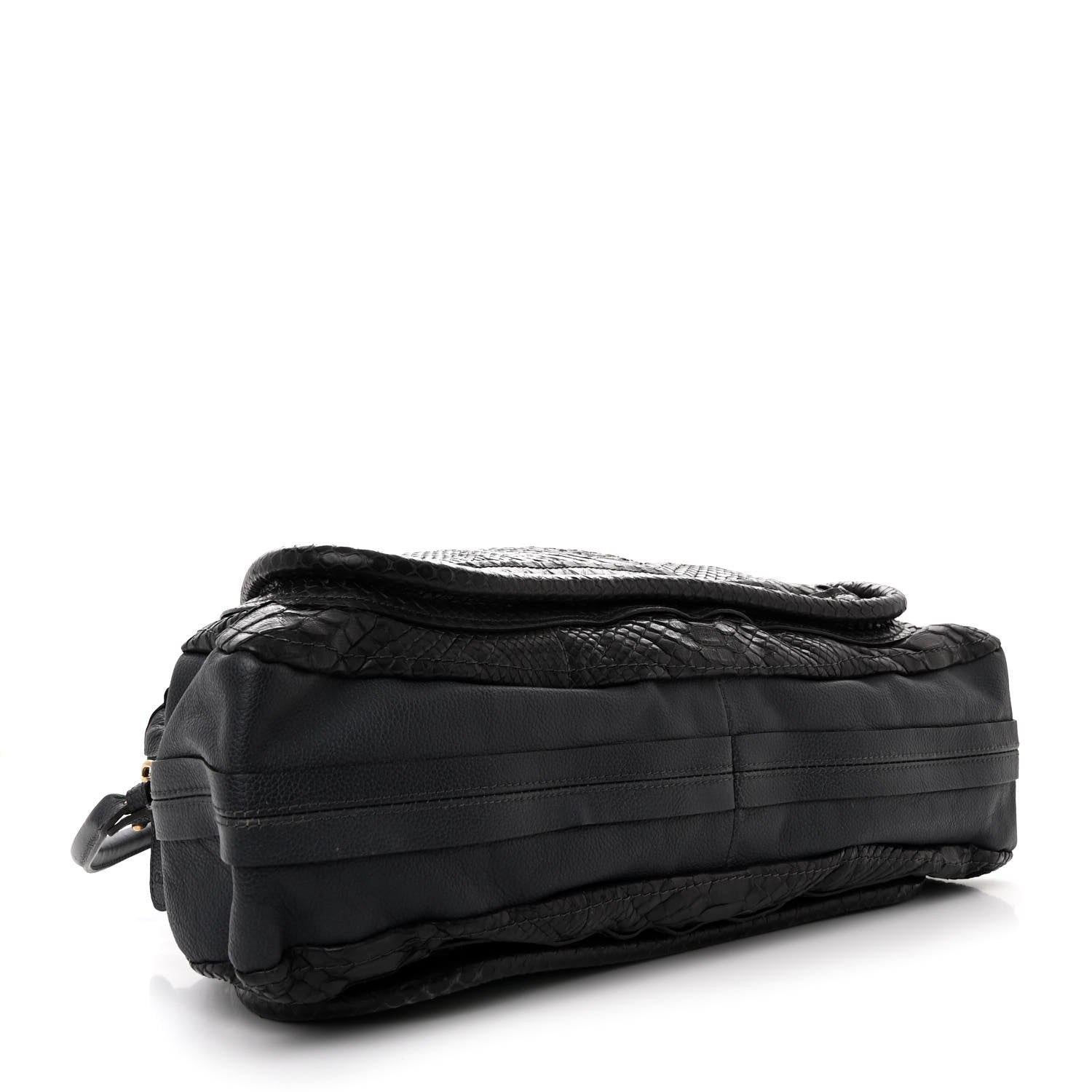 Chloe Snakeskin Large Paraty Black 4 of 12