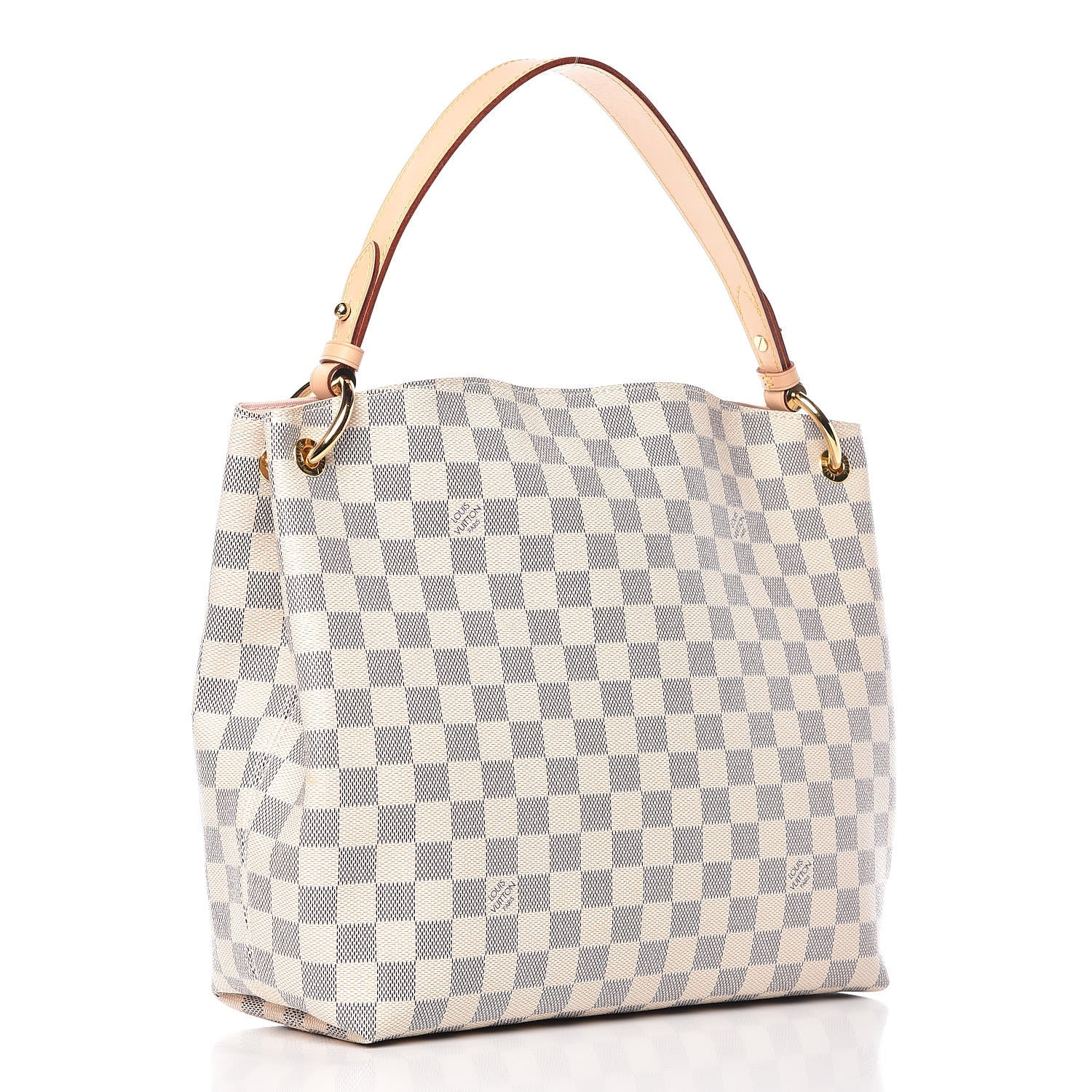 Louis Vuitton Damier Azur Graceful PM Rose Ballerine 3 of 13