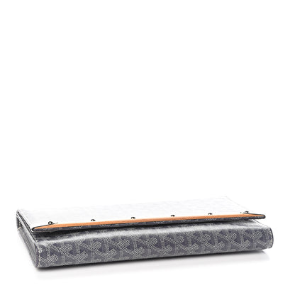 Goyard Goyardine Monte Carlo Bois Clutch Grey 3 of 7