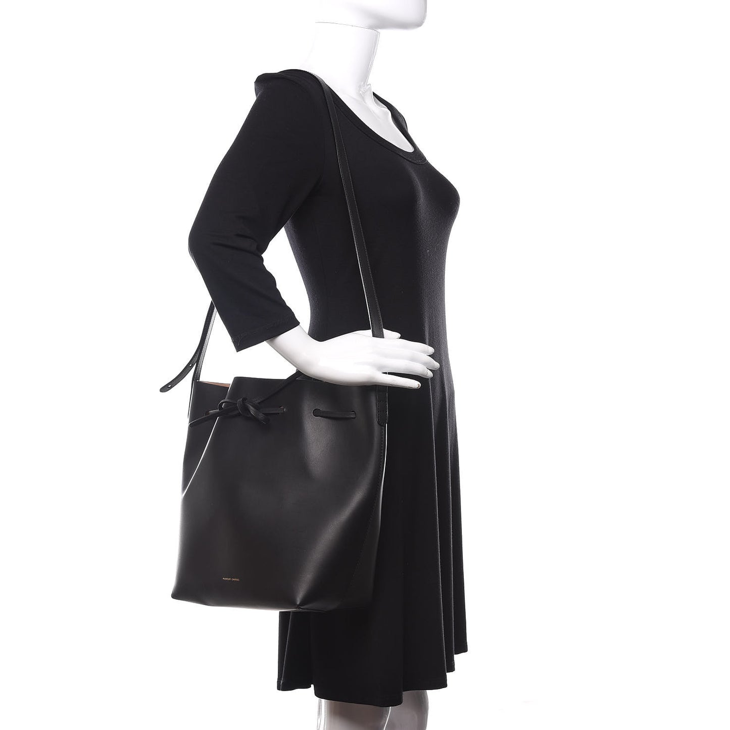 Saffiano Bucket Bag Black Ballerina