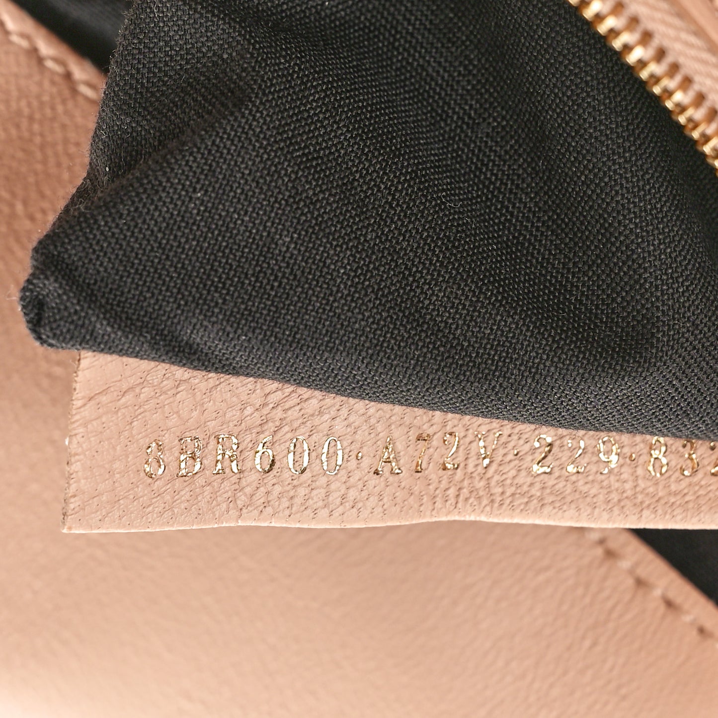 Nappa FF 1974 Embossed Baguette Rosa Quarzo