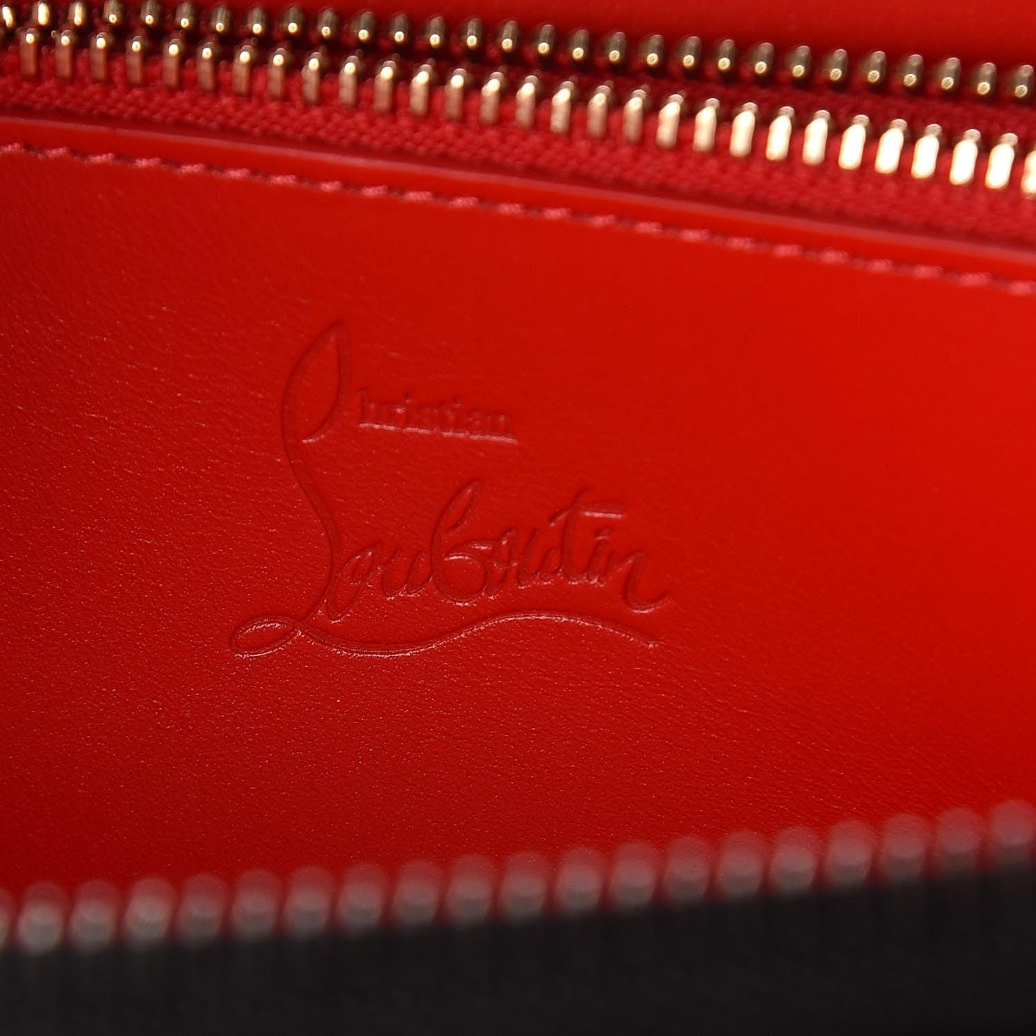 Christian Louboutin Patent Scarabe Spikes Panettone Zip Around Wallet Rose Digitale 6 of 14