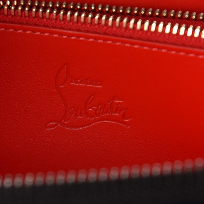 Christian Louboutin Patent Scarabe Spikes Panettone Zip Around Wallet Rose Digitale 6 of 14