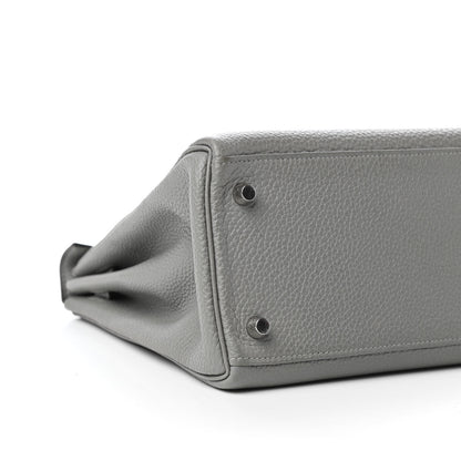 Hermes Togo Kelly Retourne 28 Gris Mouette 9 of 11