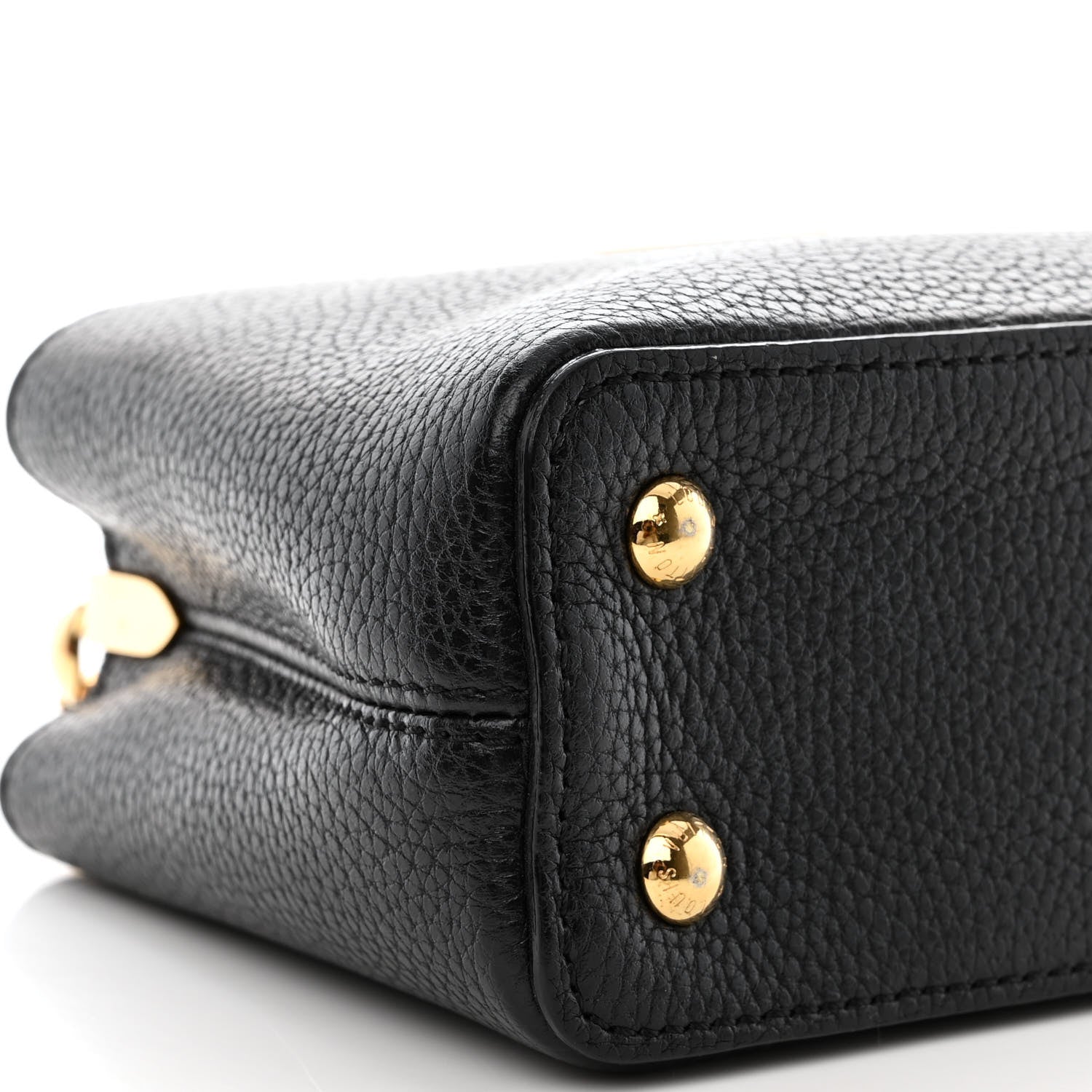 Louis Vuitton Taurillon Mini Chain Capucines Black 10 of 13