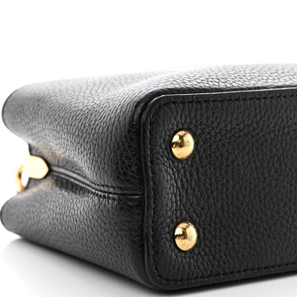 Louis Vuitton Taurillon Mini Chain Capucines Black 10 of 13