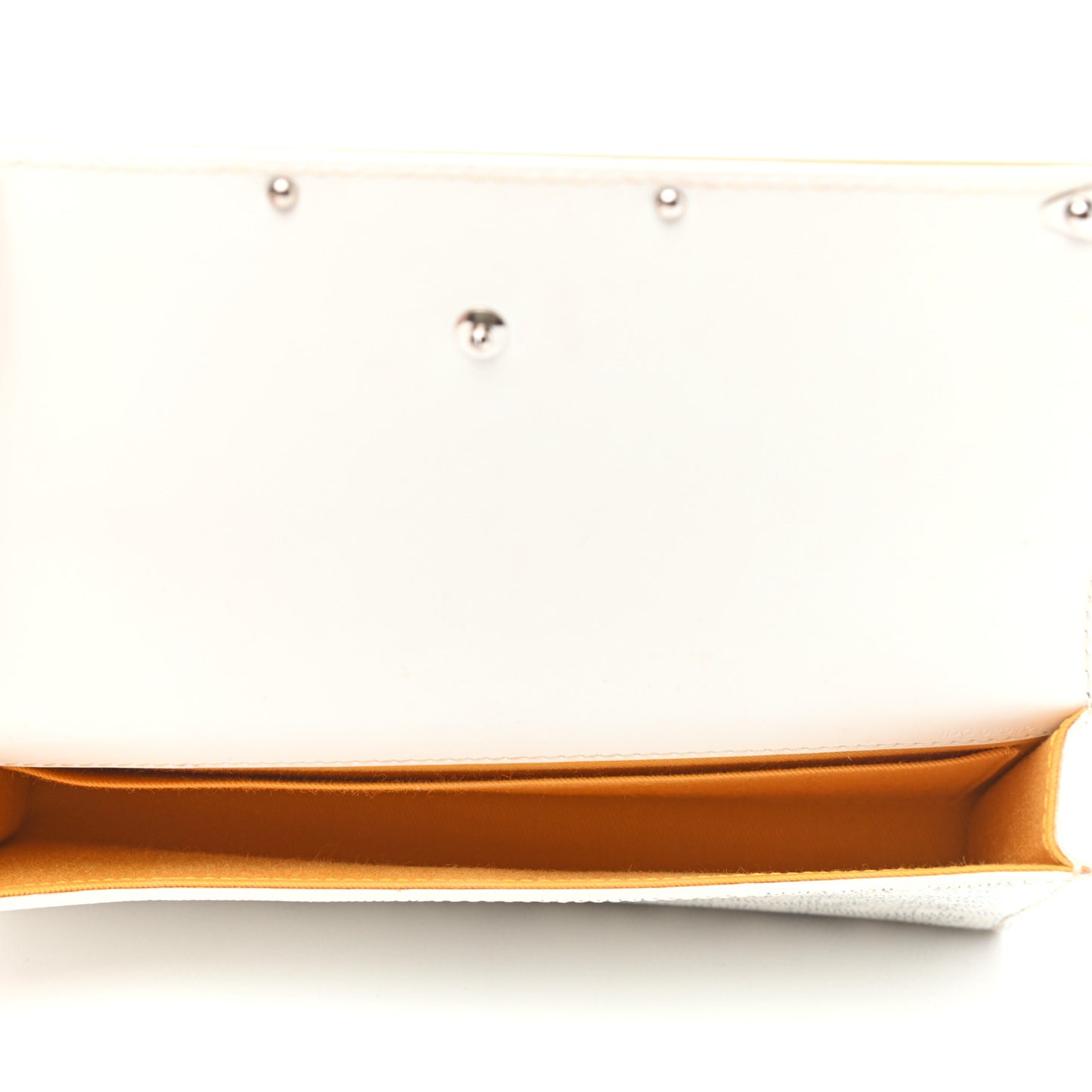 Goyardine Monte Carlo Bois Clutch White