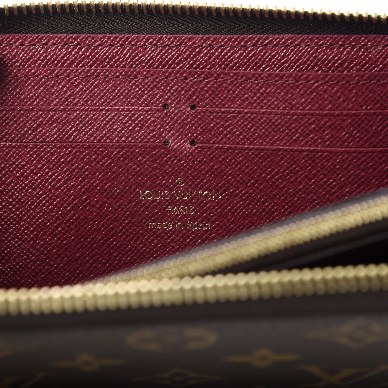Louis Vuitton Monogram Clemence Wallet Fuchsia 8 of 10