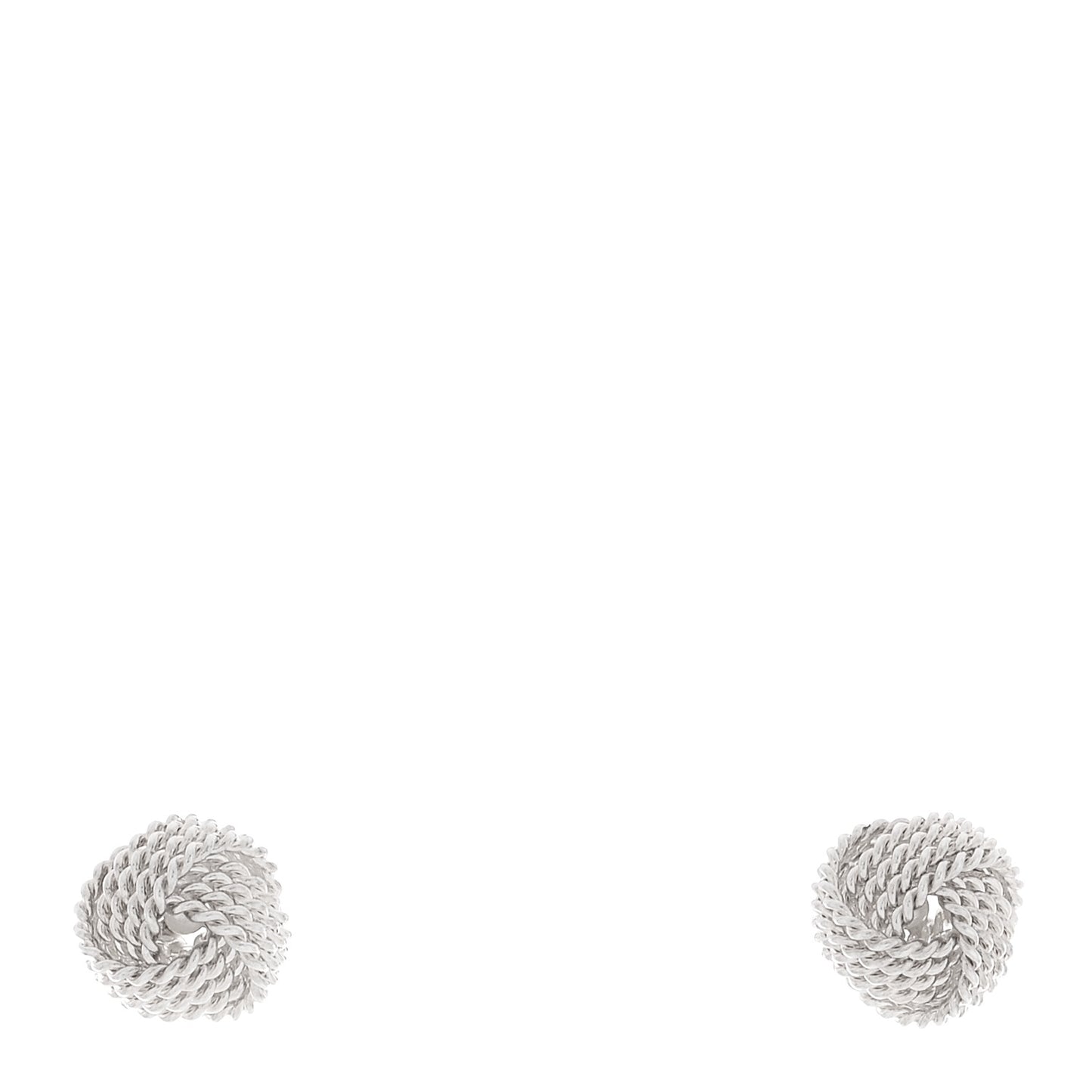 Sterling Silver Twist Knot Earrings