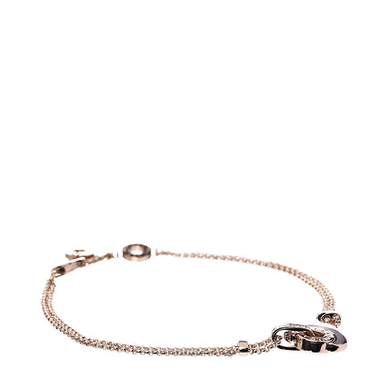 Bulgari 18K Rose Gold Diamond Mother of Pearl Cuore Bracelet 1 of 5