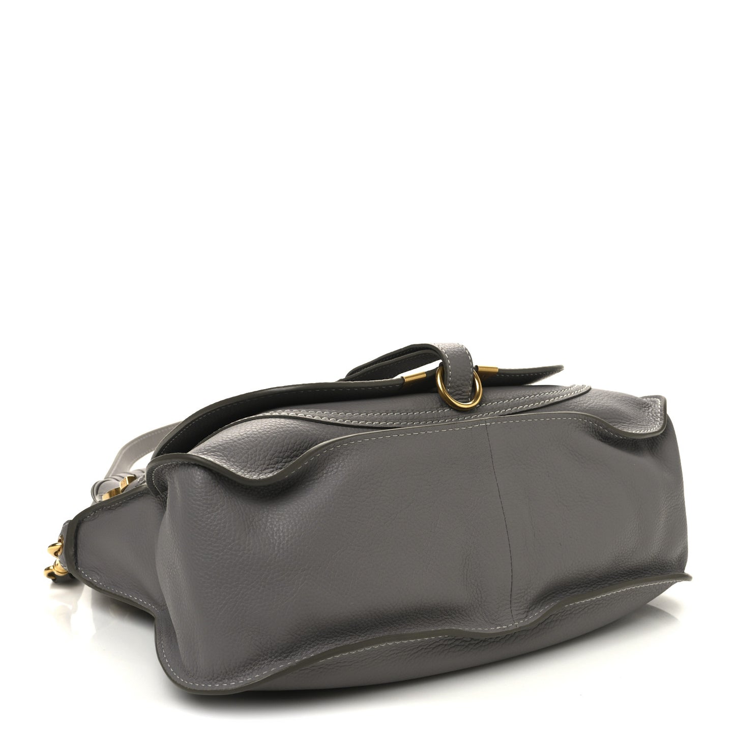 Calfskin Medium Marcie Satchel Cashmere Grey