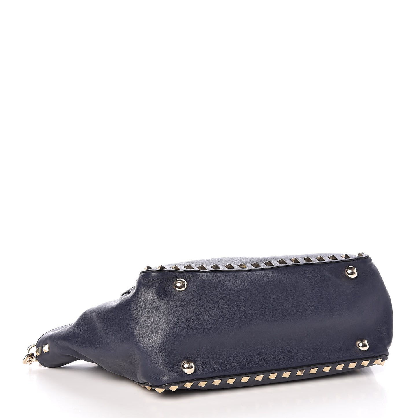 Vitello Small Rockstud Tote Marine
