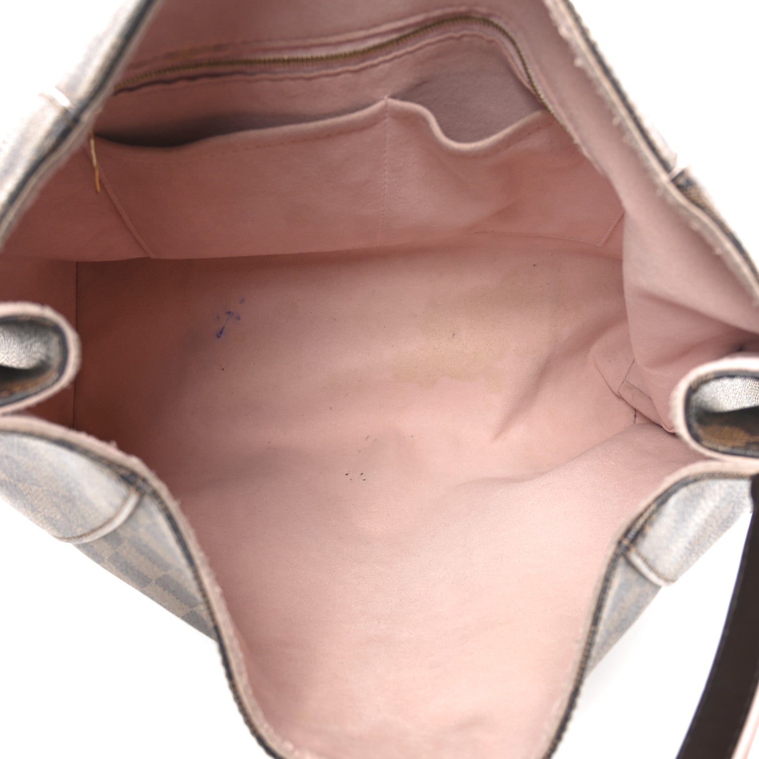 Louis Vuitton Damier Ebene Caissa Hobo Rose Ballerine 5 of 11