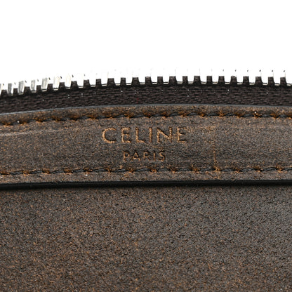 Celine Waxed Suede Calfskin Large Boston Bag Brown 8 of 11
