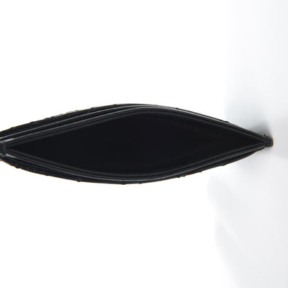 Chanel Lambskin Camellia Embossed Card Holder Black 4 of 6