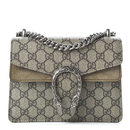 Gucci GG Supreme Monogram Mini Dionysus Shoulder Bag Taupe 1 of 10