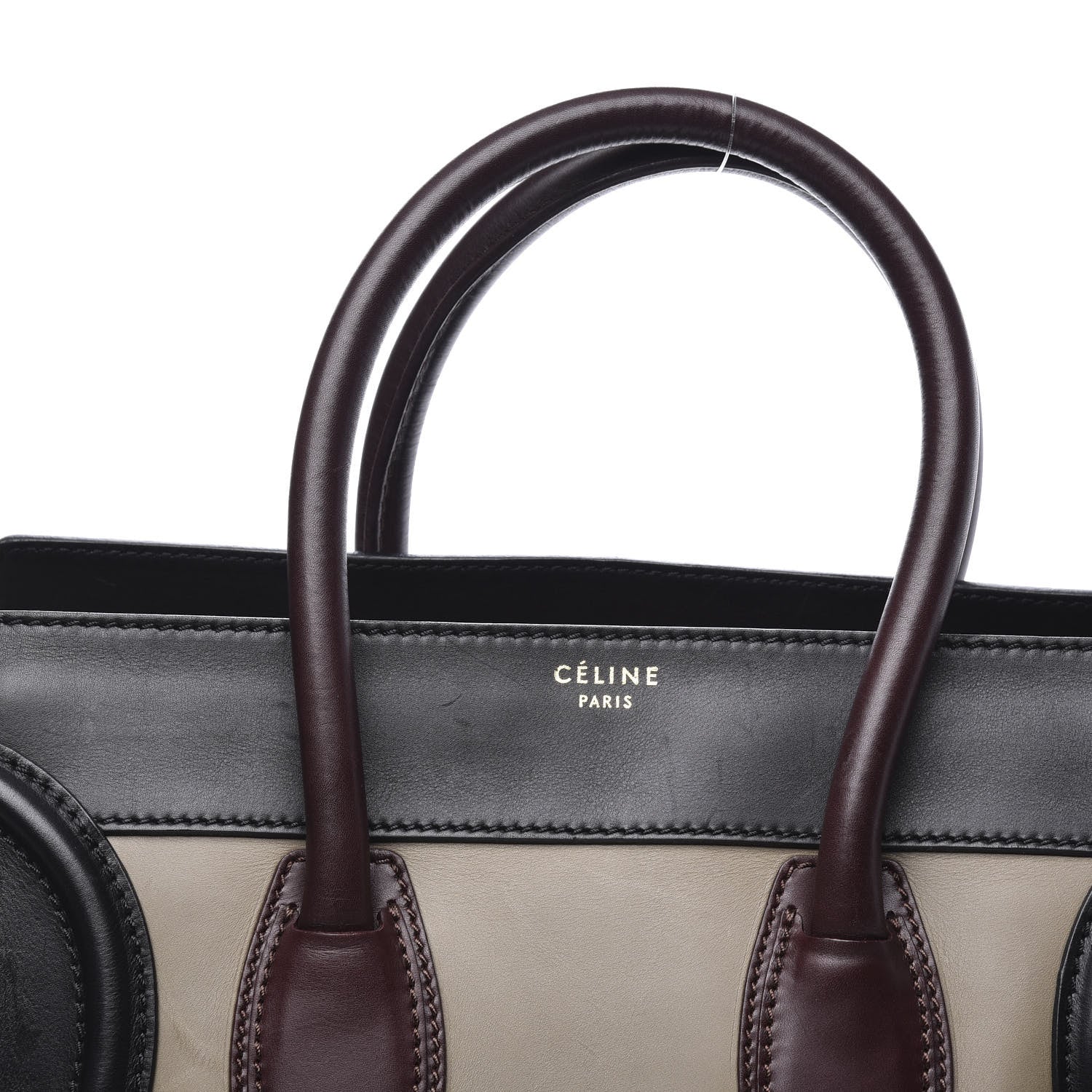 Celine Smooth Calfskin Mini Tri-Color Luggage Grey 9 of 10