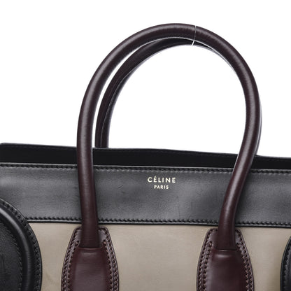 Celine Smooth Calfskin Mini Tri-Color Luggage Grey 9 of 10