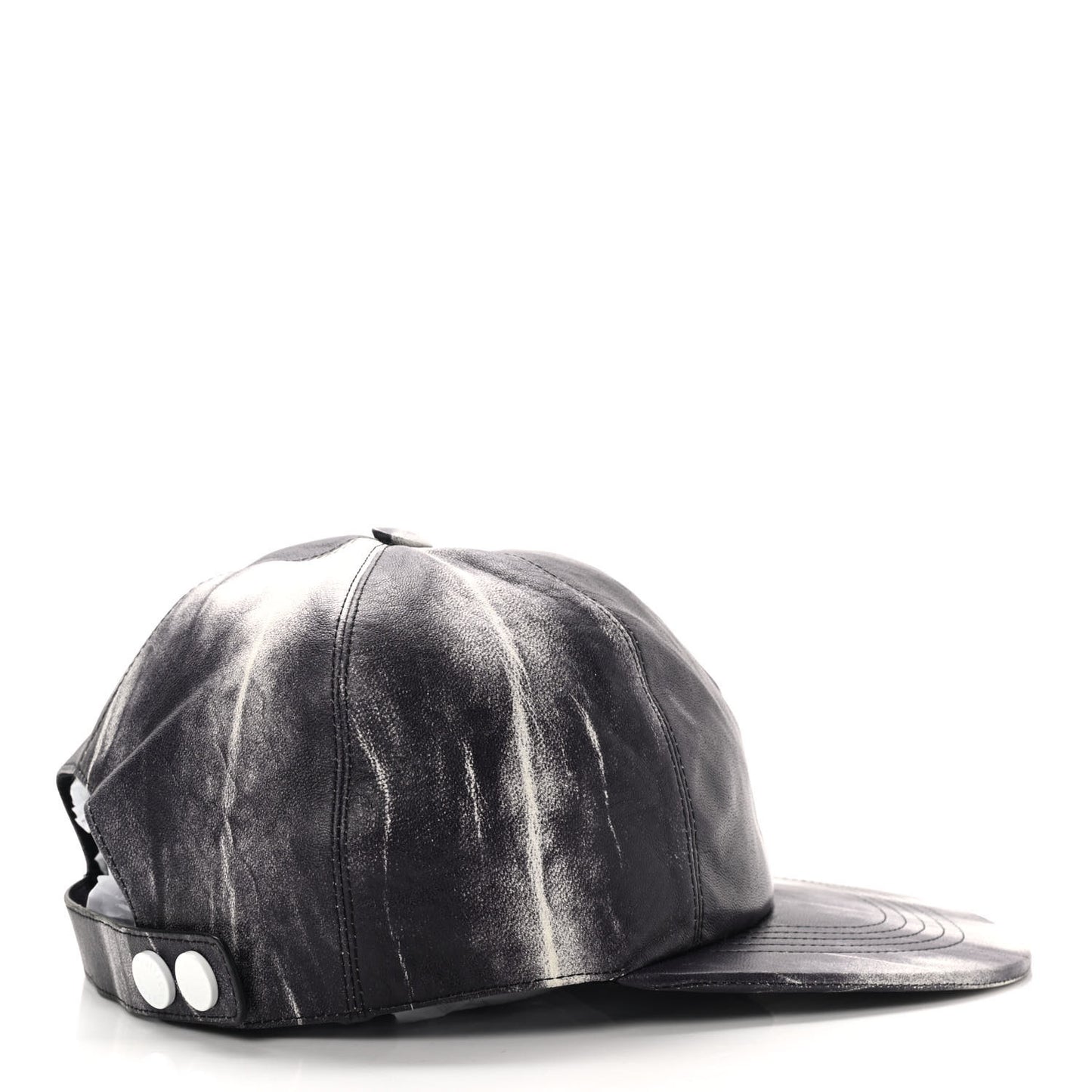 Lambskin LV Tie Dye Cap 60 Black White
