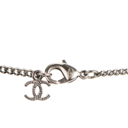Chanel Ruthenium Baguette Crystal CC Necklace Black 4 of 4