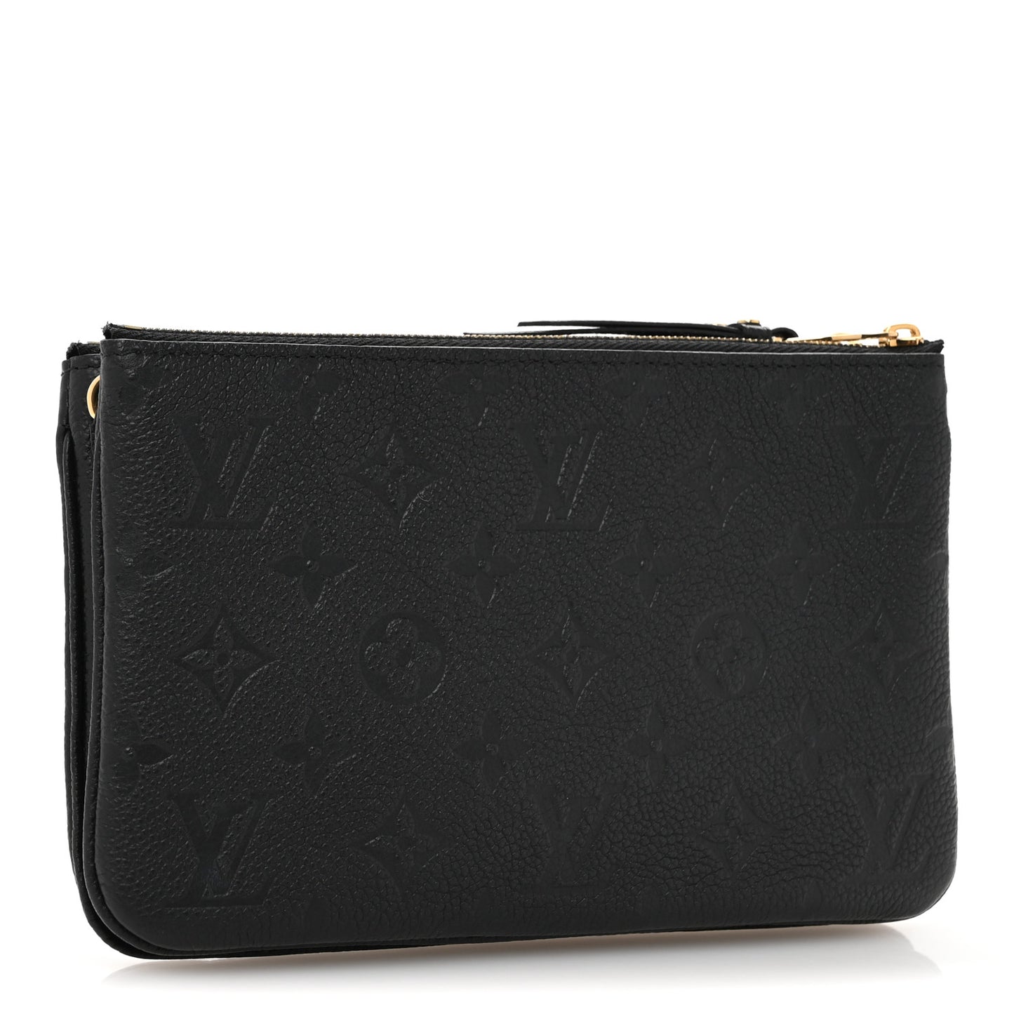 Empreinte Double Zip Pochette Black