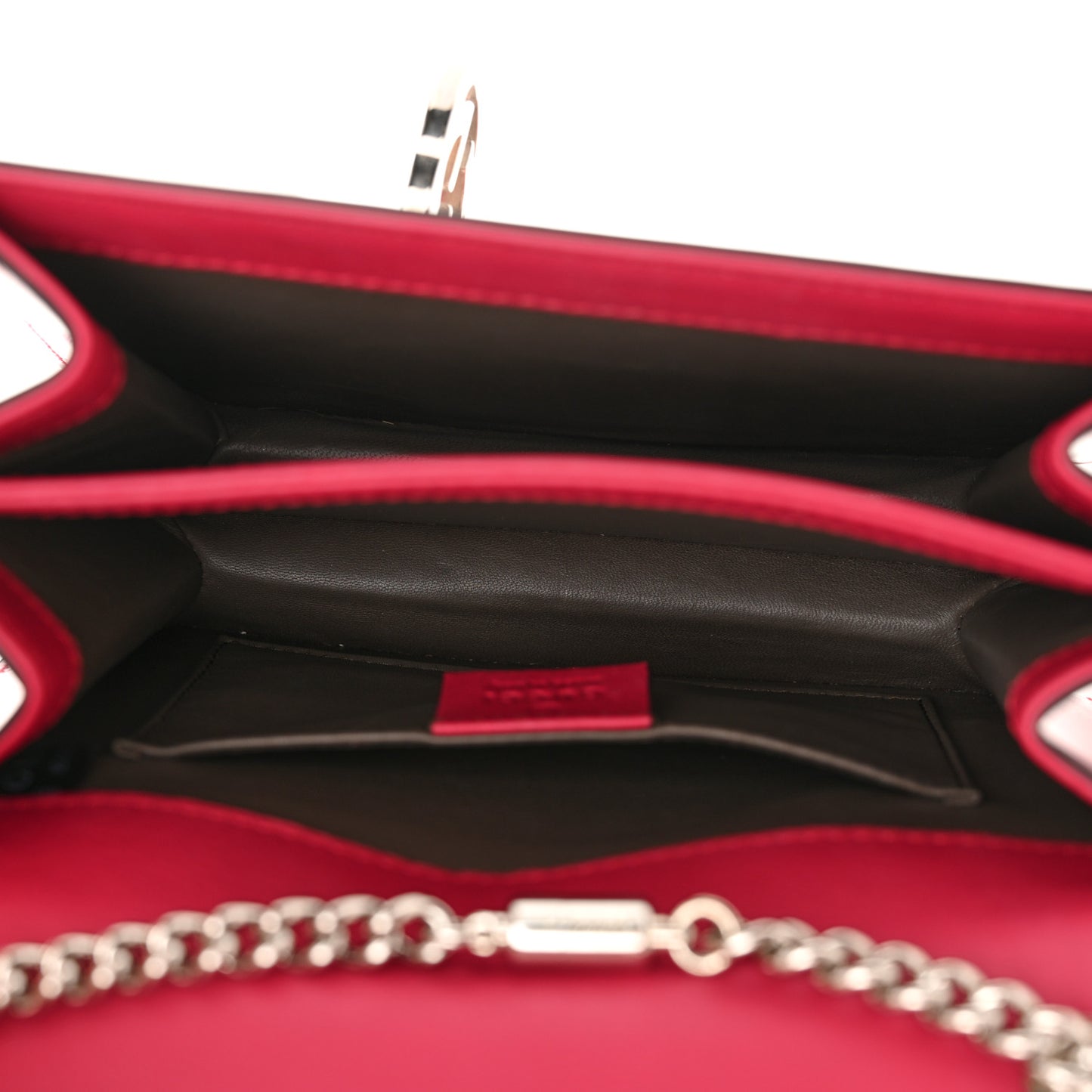 Shade Lux Calfskin Small Interlocking G Shoulder Bag Petunia
