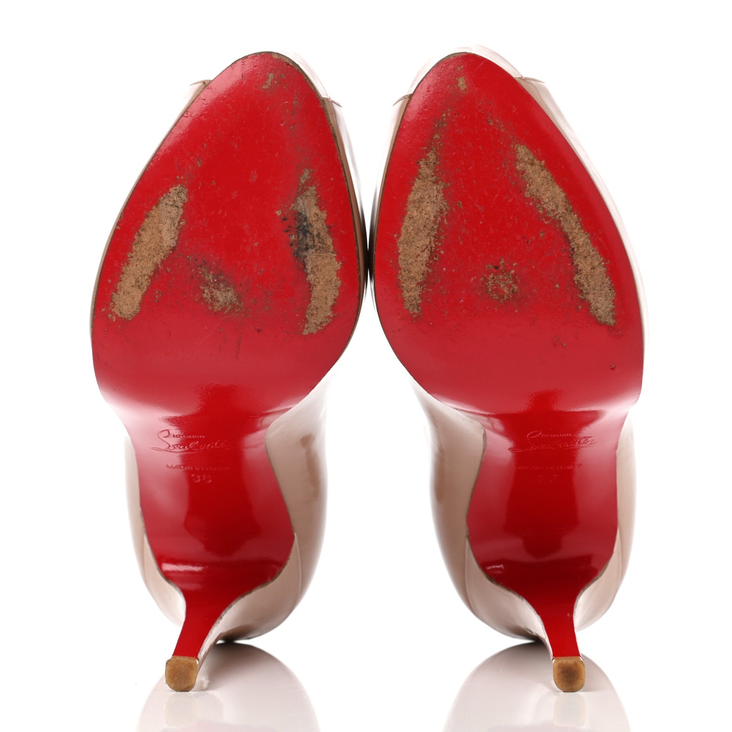 Patent New Very Prive 120 Pumps 36 Nude