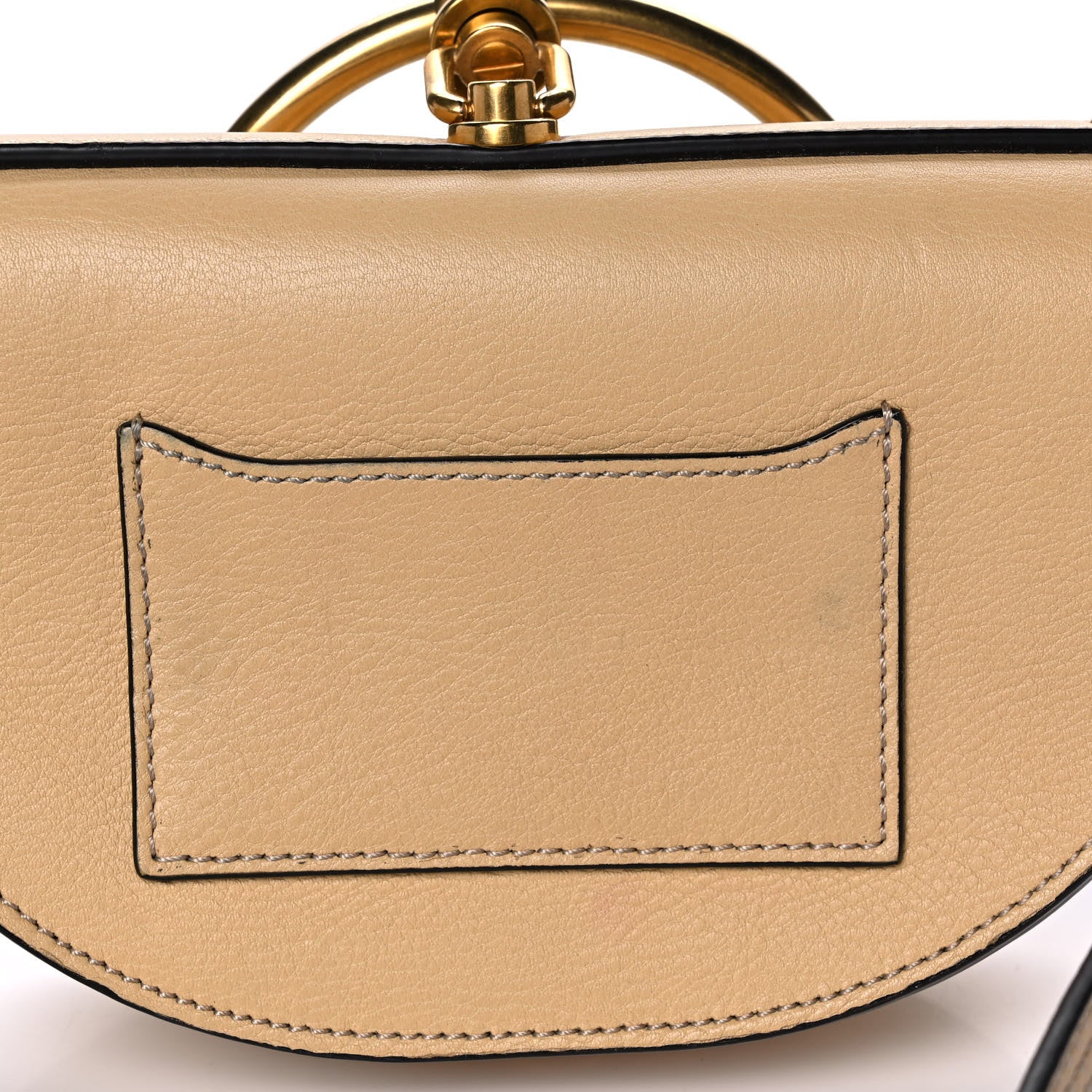 Chloe Calfskin Small Nile Bracelet Minaudiere Bag Subtle Yellow 14 of 16