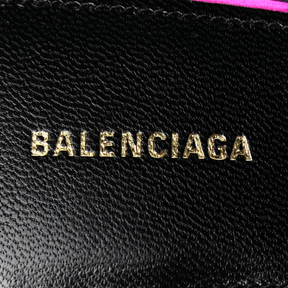 Balenciaga Satin Pointed Toe Knife 40mm Mules 38 Rose Fuchsia 1 of 19