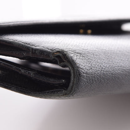 Chanel Grained Calfskin CC Button Wallet Black 14 of 18