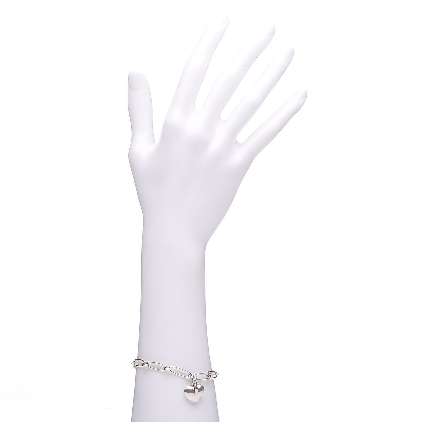 Sterling Silver Elsa Peretti Full Heart Bracelet