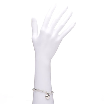 Tiffany Sterling Silver Elsa Peretti Full Heart Bracelet 2 of 13