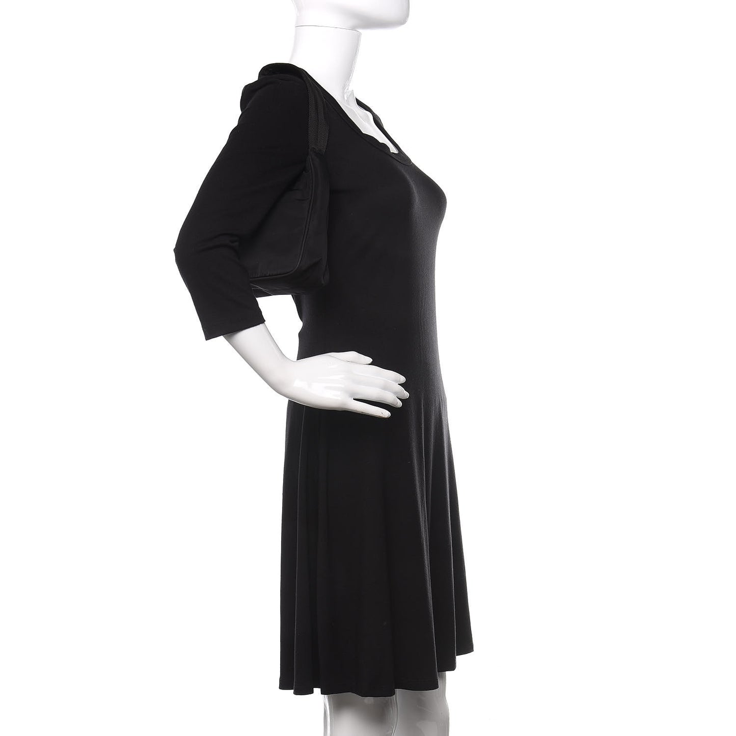 Tessuto Nylon Sport Shoulder Bag Black