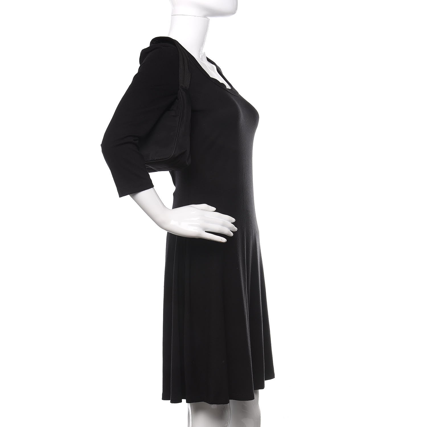 Prada Tessuto Nylon Sport Shoulder Bag Black 2 of 10