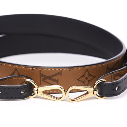 Louis Vuitton Reverse Monogram Bandouliere Shoulder Strap XL Black 3 of 5