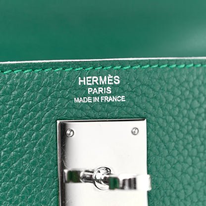 Hermes Taurillon Clemence Kelly Retourne 28 Malachite 6 of 14